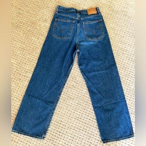 Levi’s Ribcage Straight Ankle Jeans, size 28